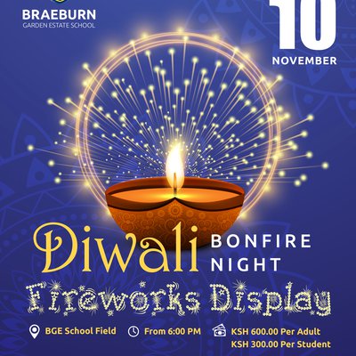 Diwali Bonfire Night Poster